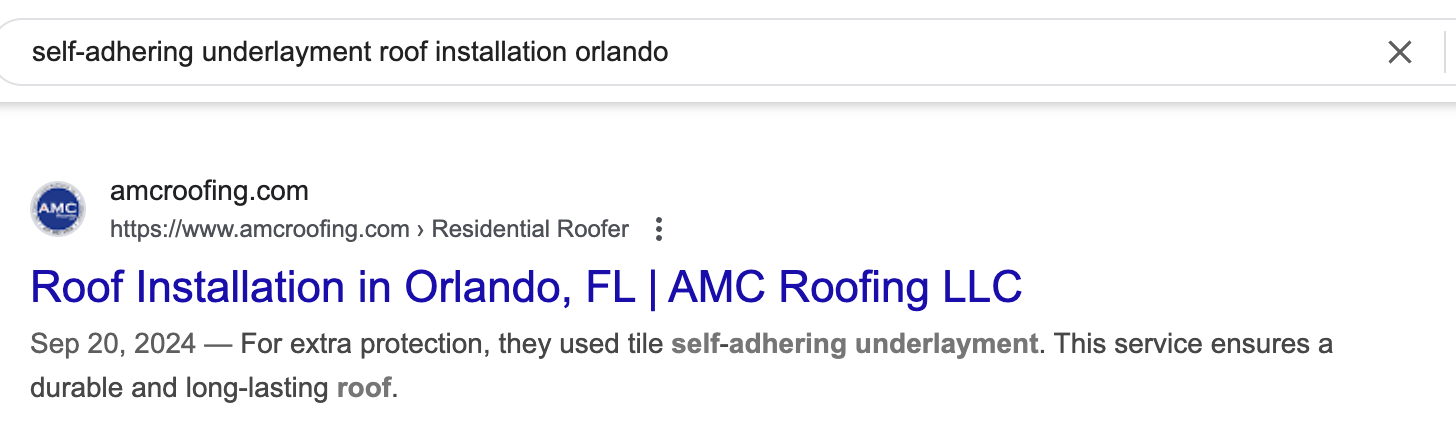 AMC Pin Ranking on Google