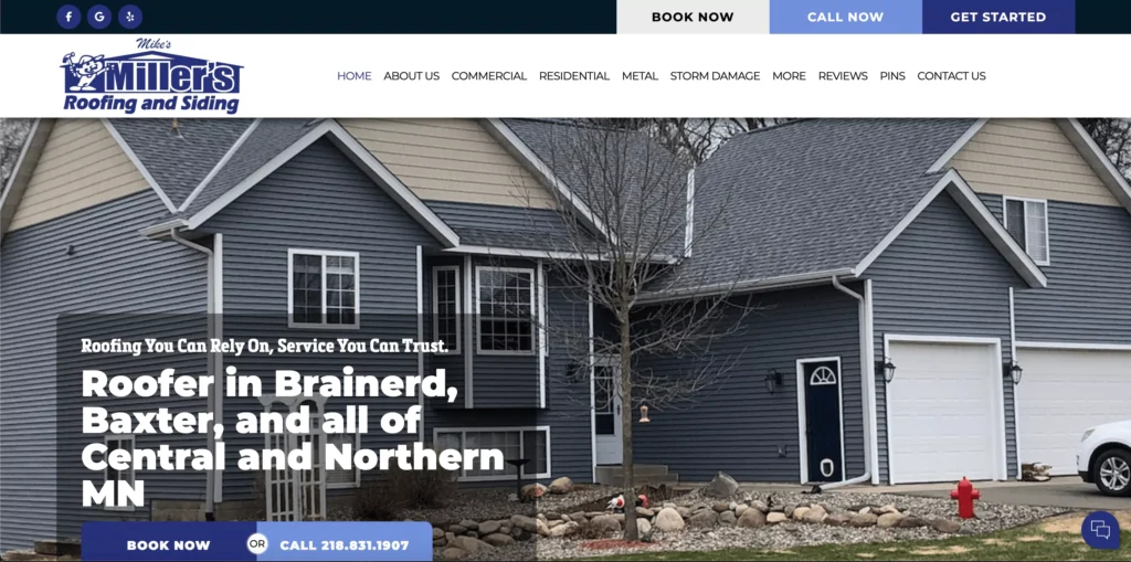 Custom WordPress Theme Roofing Custom WordPress Theme Roofing