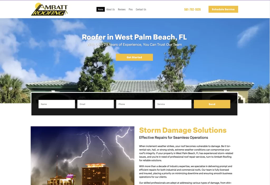 Custom WordPress Theme Roofing Custom WordPress Theme Roofing