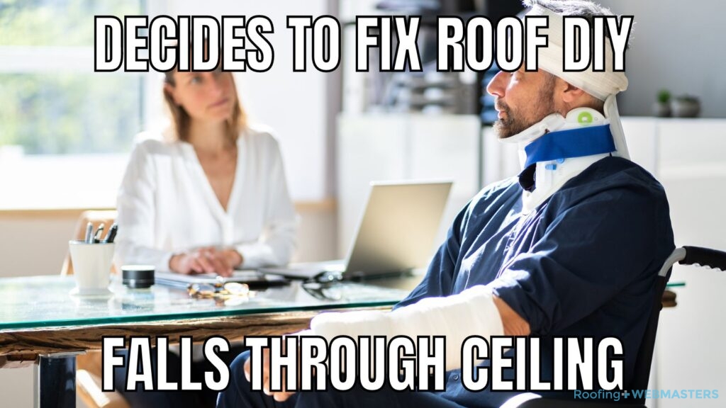 Fall Through Roof Meme