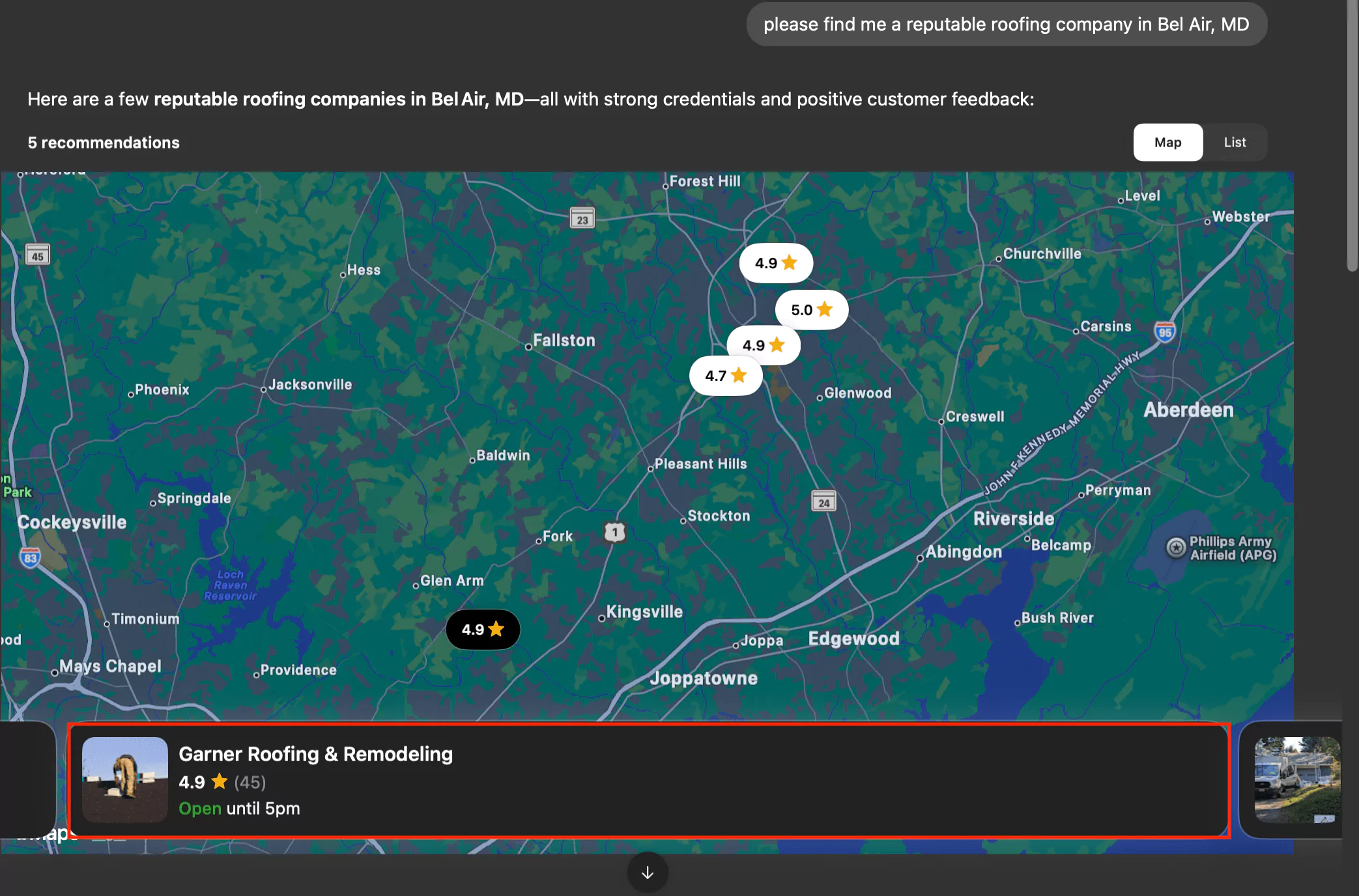 Garner ChatGPT Map Garner ChatGPT Map Ranking