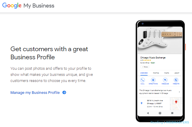 Google My Business Website