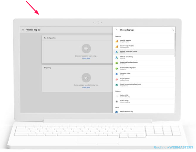 Google Tag Manager Screenshot