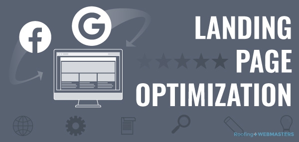 Social Media Advertising and Landing Page Optimization Graphic