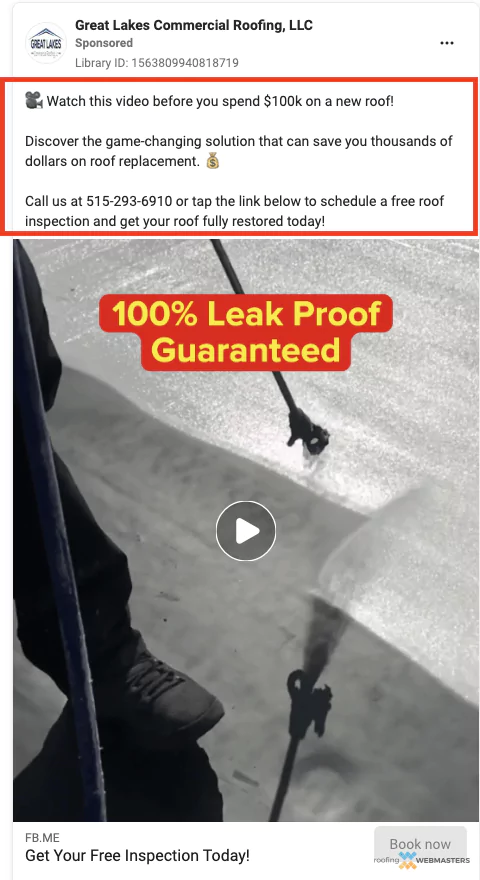 Quality Facebook Ad Copy