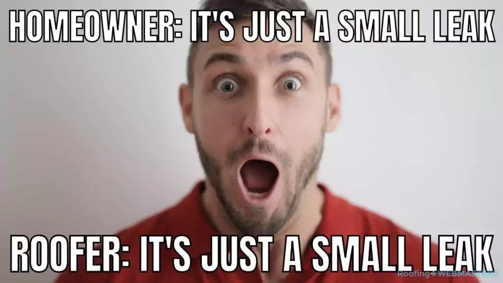 Roof Leak Meme