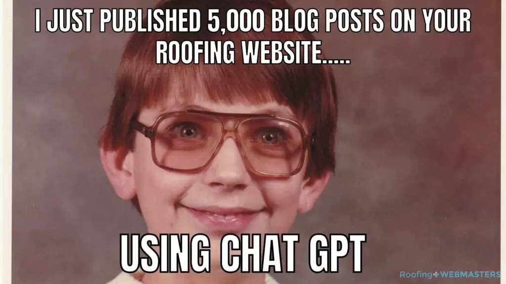 Roofing Blog Meme