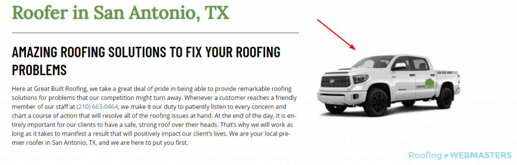 Roofing Brand Example