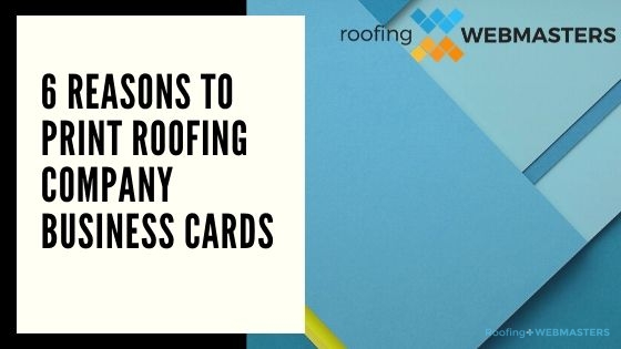 Roofing Company Business Cards Blog Banner