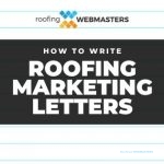 Roofing Company Marketing Letters Banner