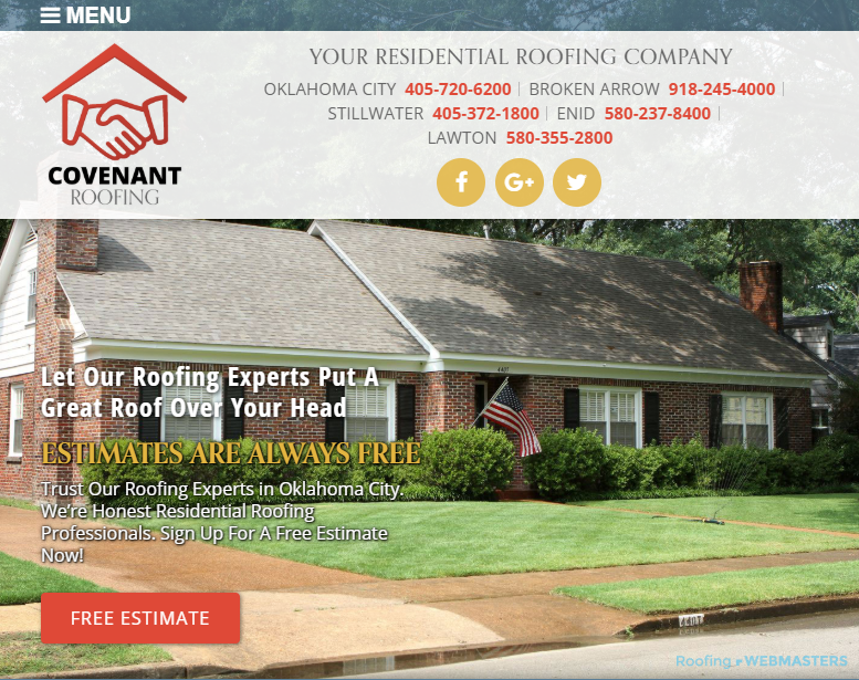 Website SEO for Roofers