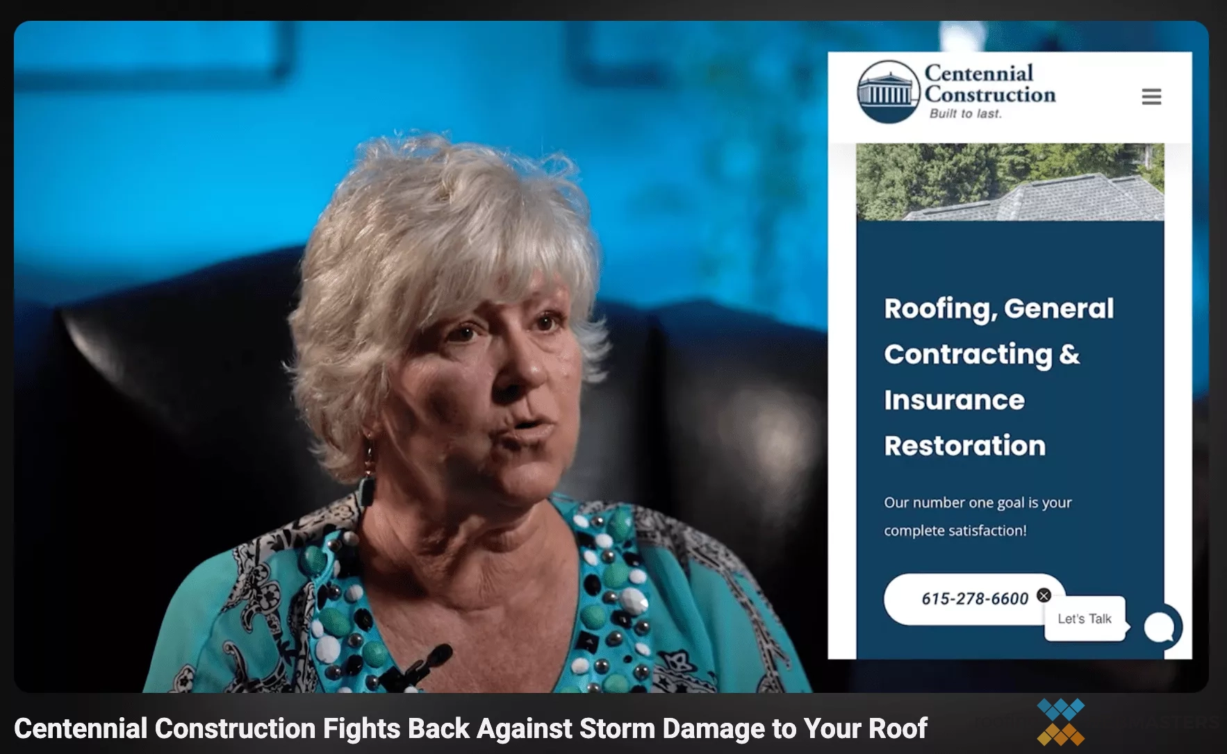 Roofing Customer Testimonial Video