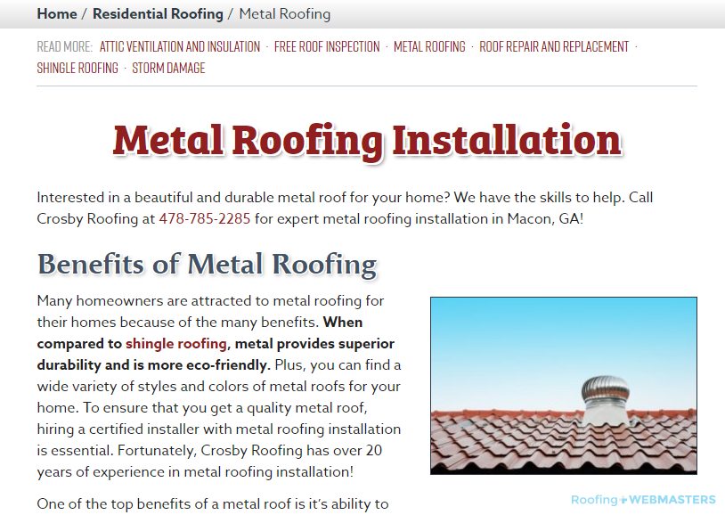 Metal Systems Page Talks About Energy-Efficient Roofing