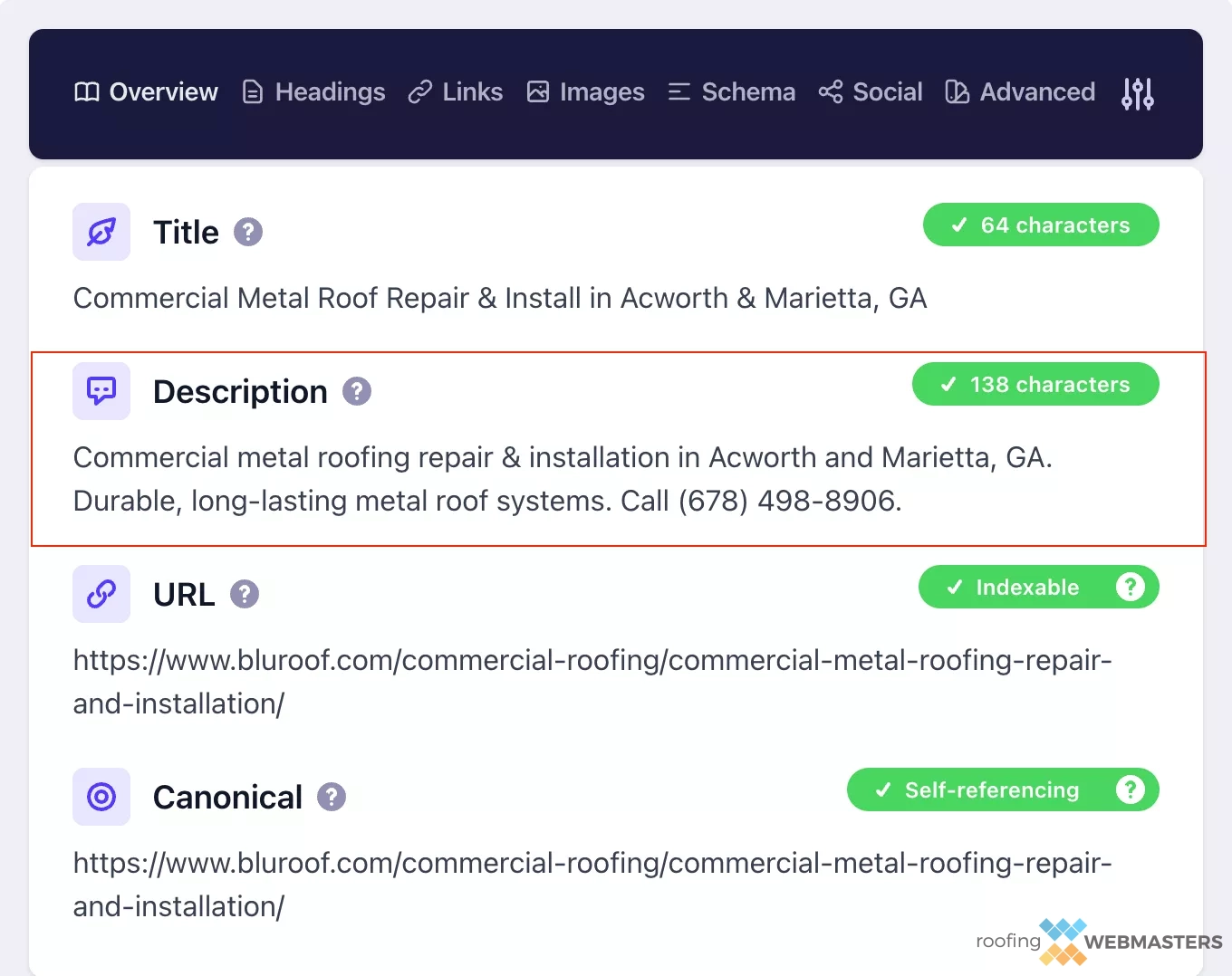 Roofing Meta Description Roofing Meta Description