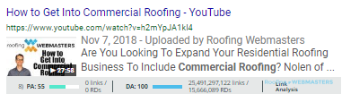 Roofing Video Organic Screenshot