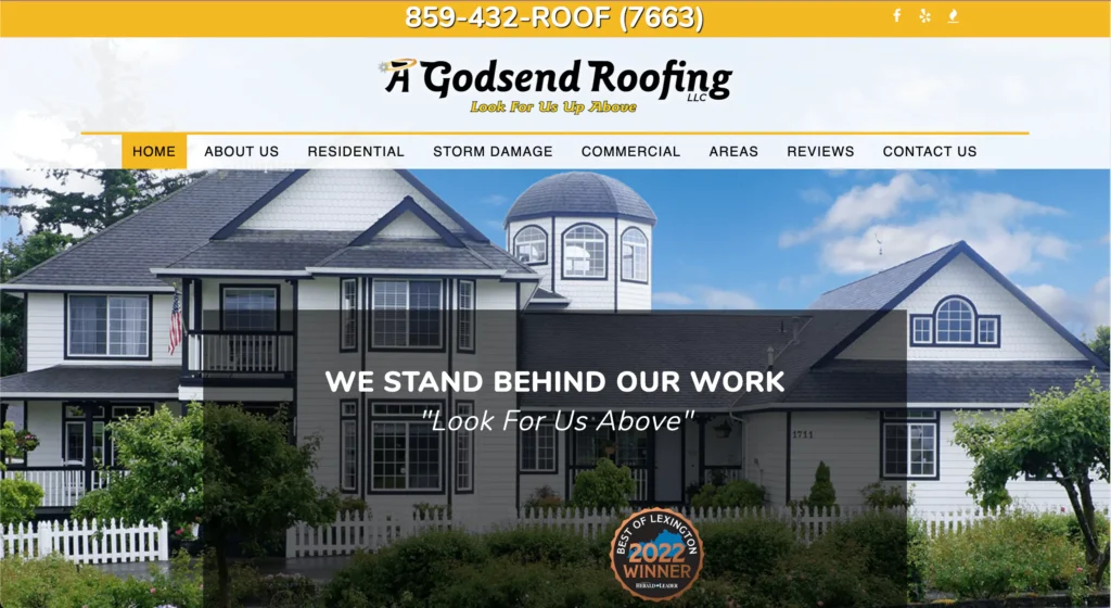 Roofing Website Rank #10