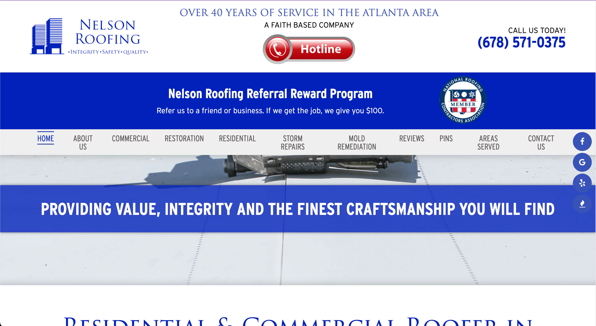 Roofing Website Rank #15