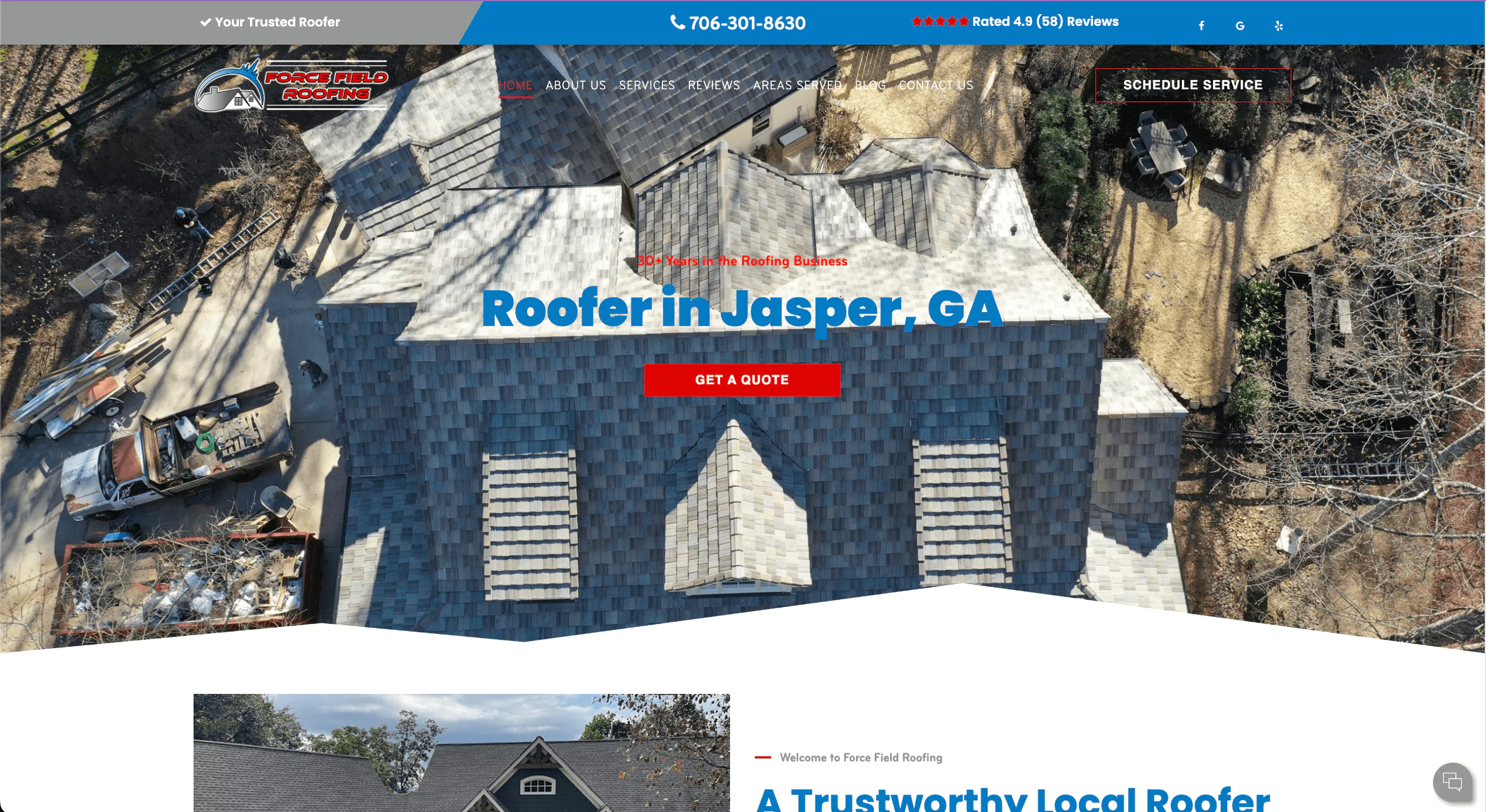Roofing Website Rank #2