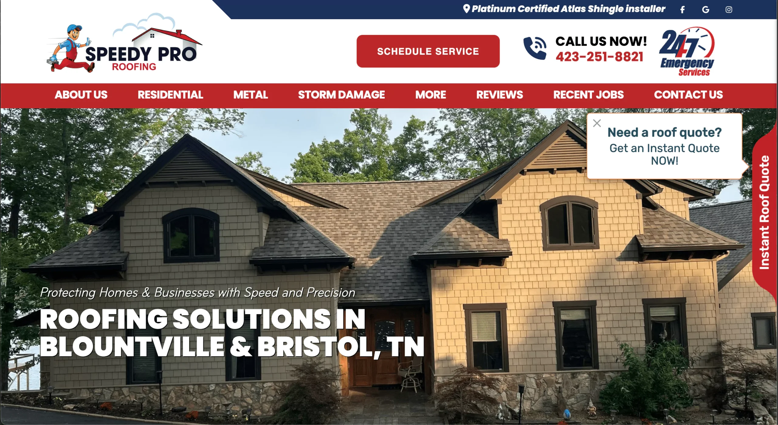 Roofing Website Rank #22