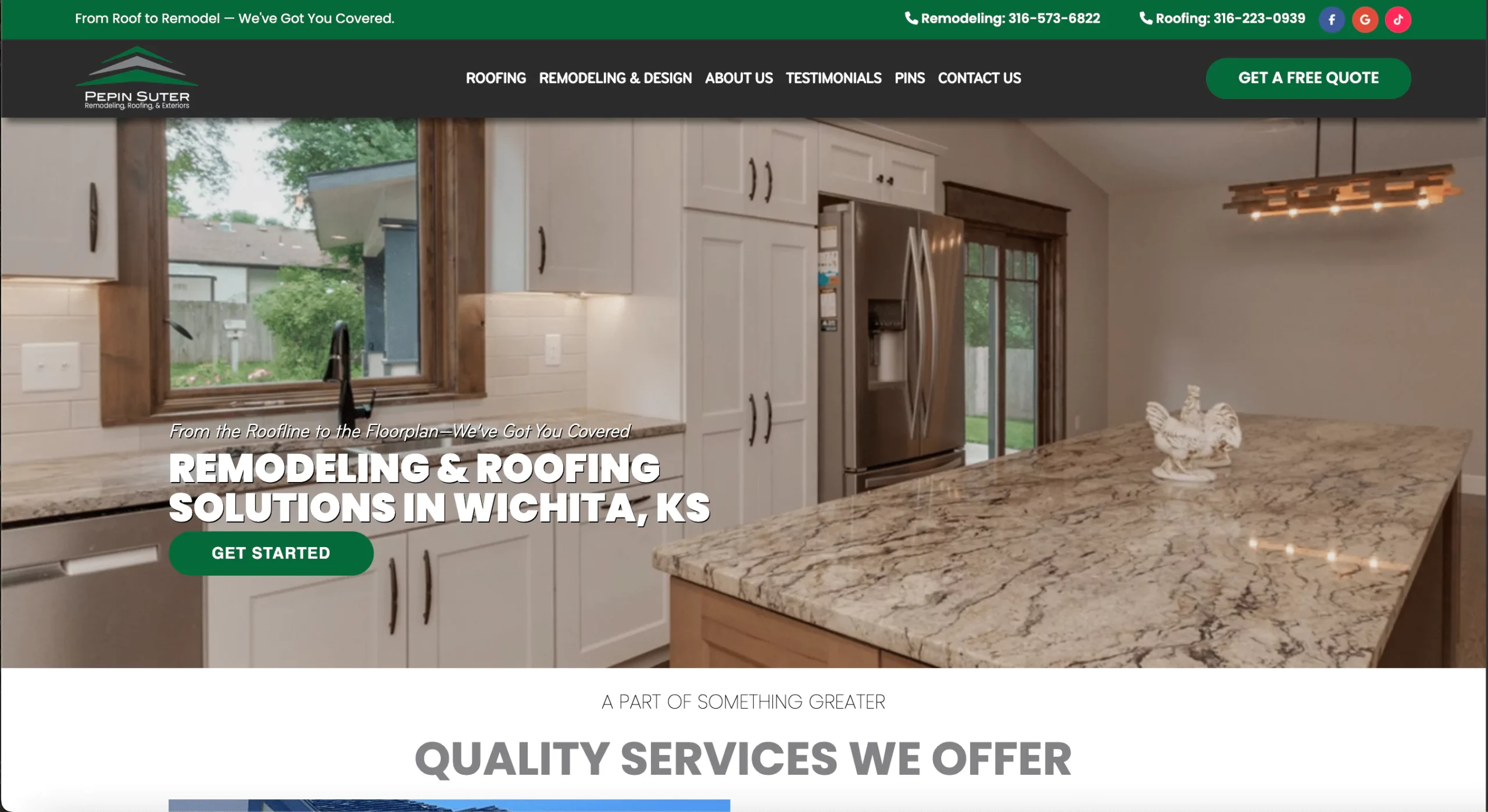 Roofing Website Rank #23