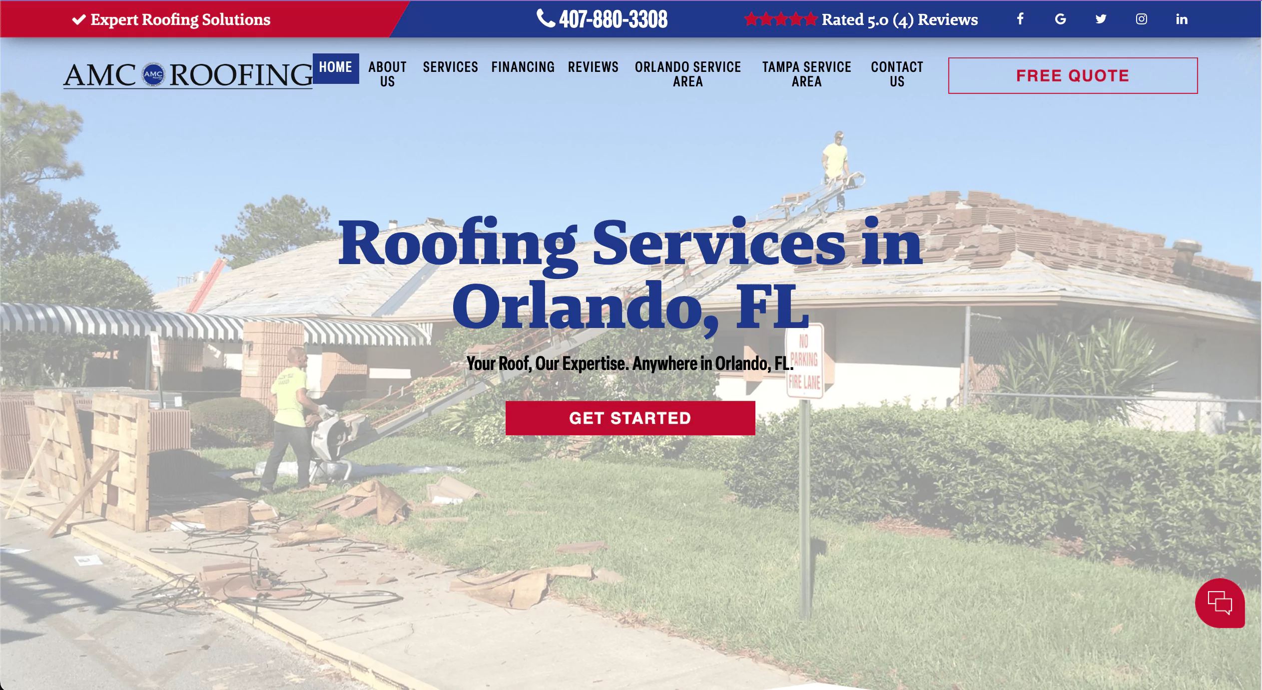 Roofing Website Rank #6