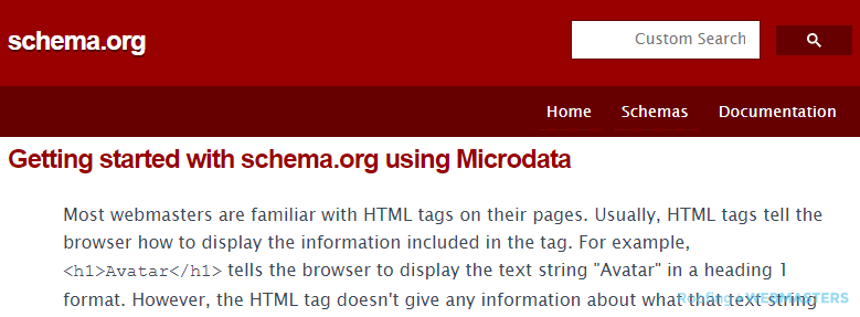 Explaining Schema and Microdata