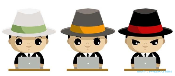SEO Hats An Artistic Rendition of Black, Gray, and White Hat SEO