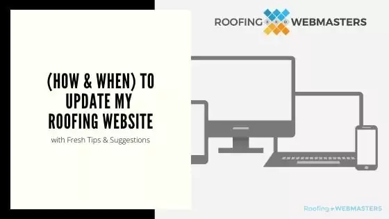 Update My Roofing Website (Blog Cover)